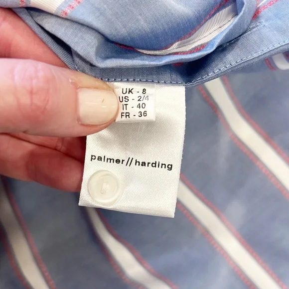 Palmer//Harding Short Sleeve Striped Shirt